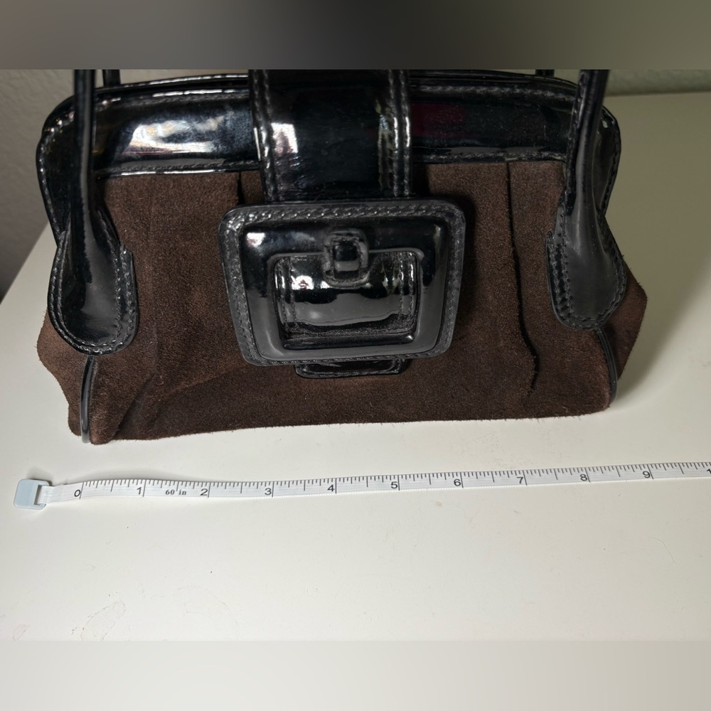 Banana Republic Brown Suede Purse Small - Picture 4 of 12